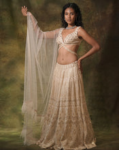 Load image into Gallery viewer, The Spree Ivory Lehenga