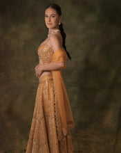 Load image into Gallery viewer, The Embellished Mustard Lehenga