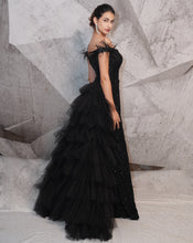Load image into Gallery viewer, The Beaded Black Gown
