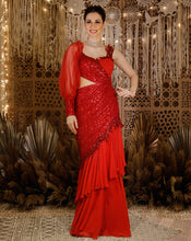 Load image into Gallery viewer, The red sequence gown