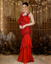 Load image into Gallery viewer, The red sequence gown