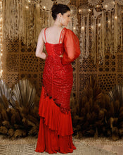 Load image into Gallery viewer, The red sequence gown