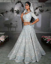 Load image into Gallery viewer, The Azul Lehenga - Archana Kochhar India