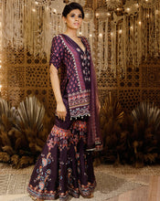 Load image into Gallery viewer, The Purple Sharara Set