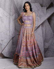 Load image into Gallery viewer, The Lilac Digital Lehenga