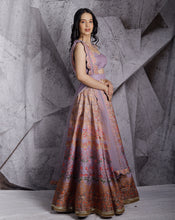 Load image into Gallery viewer, The Lilac Digital Lehenga