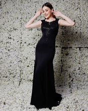 Load image into Gallery viewer, The Black Shimmer Gown