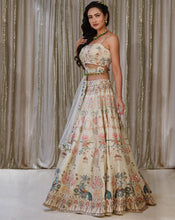Load image into Gallery viewer, The Mint Peacock Lehenga