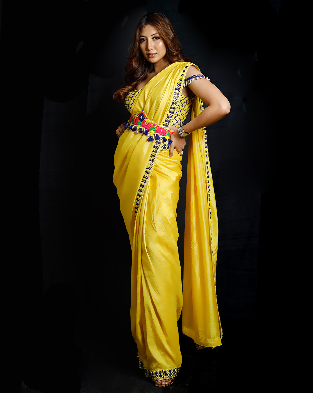 The Phoolon ki Haldi Sari Archana Kochhar India