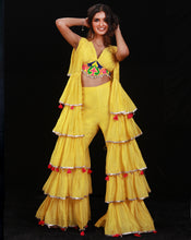 Load image into Gallery viewer, The Phoolon ki Haldi Jacket Set