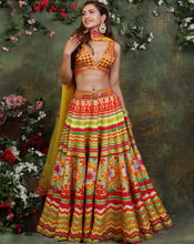 Load image into Gallery viewer, The Colourful Mirror Lehenga