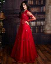 Load image into Gallery viewer, The Red Jacket Lehenga