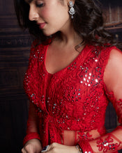 Load image into Gallery viewer, The Red Jacket Lehenga