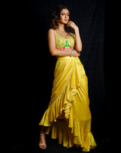 Load image into Gallery viewer, The Phoolon ki Haldi Dhoti Set