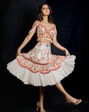 Load image into Gallery viewer, The Garden of Silk Short Lehenga
