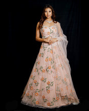Load image into Gallery viewer, The Pink Floral Lehenga