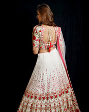Load image into Gallery viewer, The Ivory Floral Lehenga