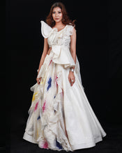 Load image into Gallery viewer, The Synchronized Scintillation Drape Lehenga