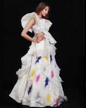 Load image into Gallery viewer, The Synchronized Scintillation Drape Lehenga