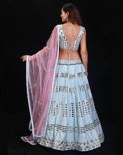 Load image into Gallery viewer, The Cutwork Mirror Lehenga