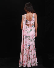 Load image into Gallery viewer, The Pink Paradise Embroidered Plazzo Sari