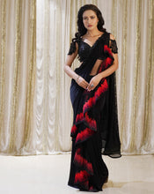 Load image into Gallery viewer, The Cosmic Twirl Sari