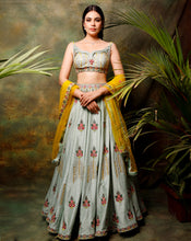 Load image into Gallery viewer, The Floral Pista Lehenga