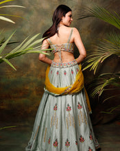 Load image into Gallery viewer, The Floral Pista Lehenga