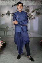 Load image into Gallery viewer, The Asymmetric Navatorm Kurta and Bandi - Archana Kochhar India