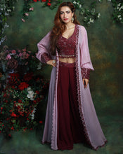 Load image into Gallery viewer, The Purple Plazzo Jacket