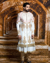 Load image into Gallery viewer, Regal White Sherwani - Archana Kochhar India