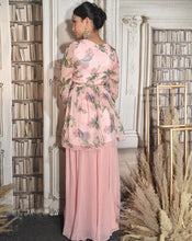 Load image into Gallery viewer, The Pink Paradise Plazzo Set