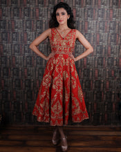 Load image into Gallery viewer, The Red Embroidered Dress