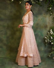 Load image into Gallery viewer, The Peach Kundan Lehenga