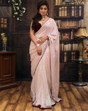 Load image into Gallery viewer, Pink Shimmer Sari