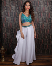 Load image into Gallery viewer, The Crop Top Ruffle Pant Set