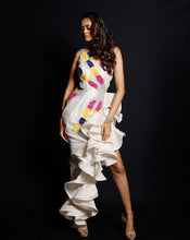 Load image into Gallery viewer, The Synchronized Scintillation Ruffle Gown