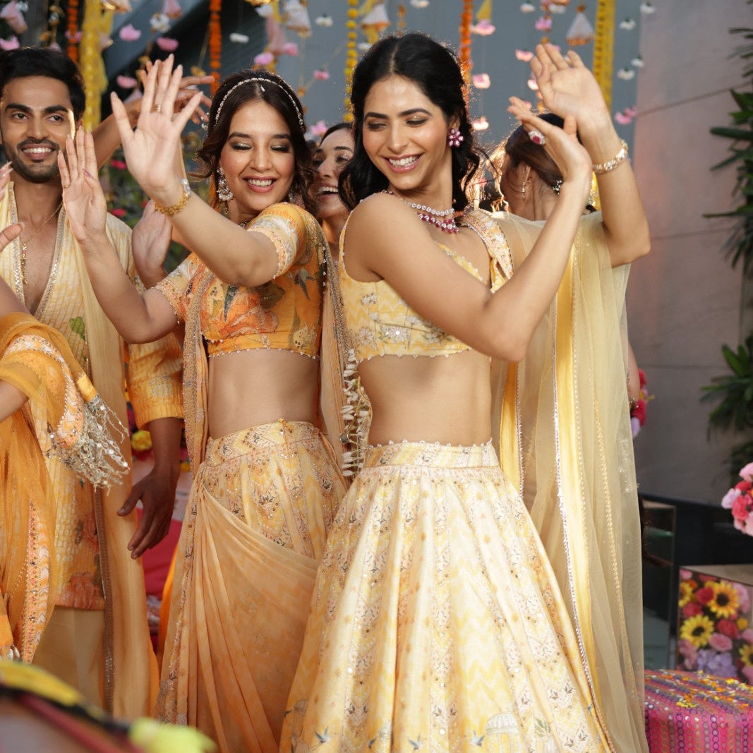 Gulmora Lehenga set