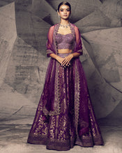 Load image into Gallery viewer, The Anant Purple Lehenga
