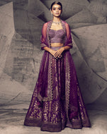 The Anant Purple Lehenga