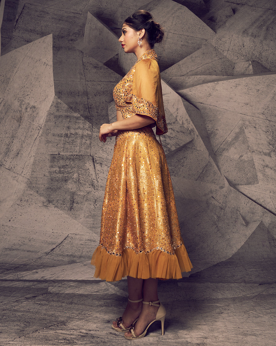 The Anant Genda Short Lehenga