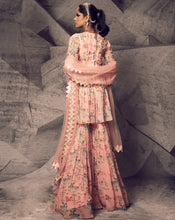 Load image into Gallery viewer, The Pink Floral Peplum Suit

