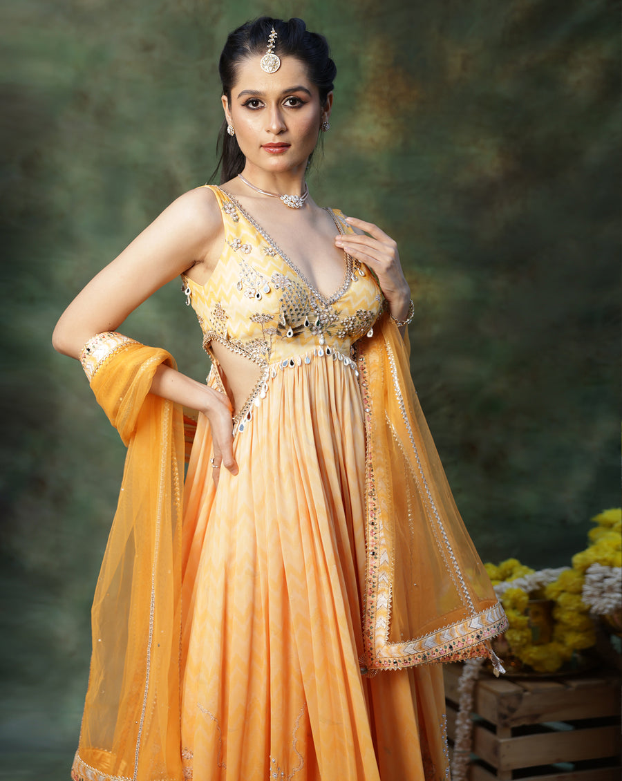 Gulmora Anarkali Set
