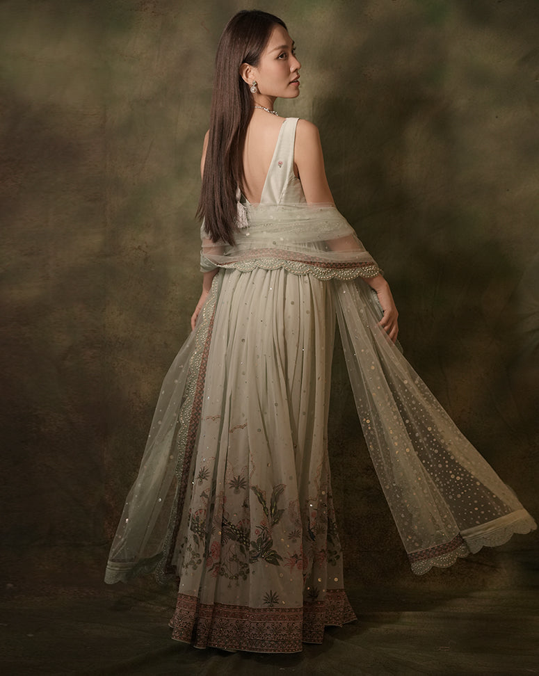The Celadon Anarkali