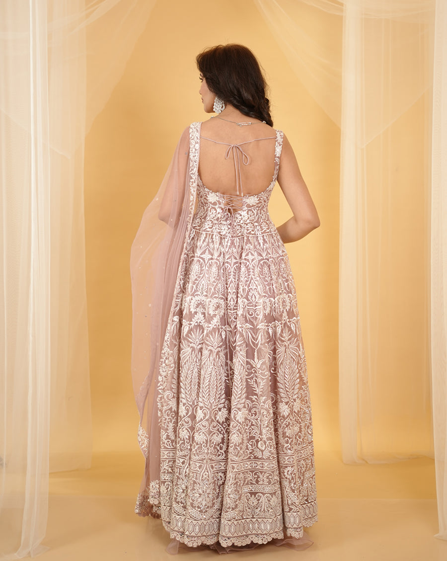 The Pink Mughal Anarkali