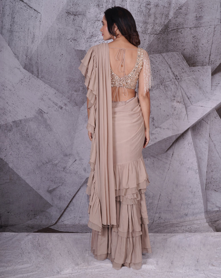 The Spree Tassel Sari