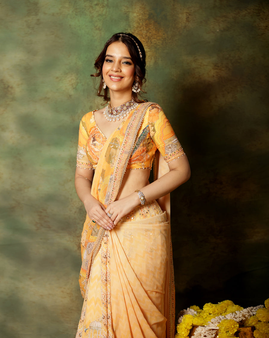 Gulmora Kali Saree