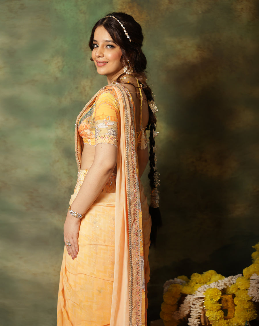 Gulmora Kali Saree