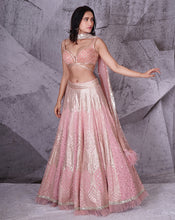 Load image into Gallery viewer, The Spree Pink Lehenga

