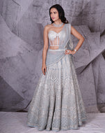 The Spree Blue Lehenga